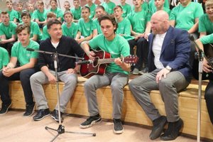 Воробьев закрыл первую смену в «Лагере настоящих героев» в парке «Патриот»